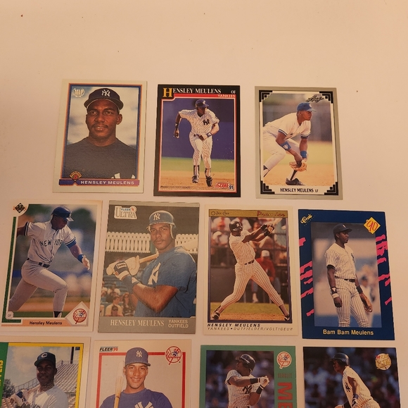 Hensley Meulens Lot of 15 Baseball Cards - Picture 3 of 6
